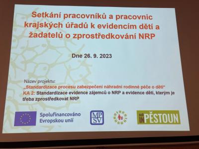 Setkání pracovníků a pracovnic Krajských úřadů a Ministerstva práce a sociálních věcí - Ilustrační obrázek