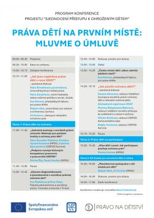 Kapacita závěrečné konference je naplněna. Diskutovat budou zmocněnkyně Laurenčíková i zástupce ombudsmana Schorm - Ilustrační obrázek